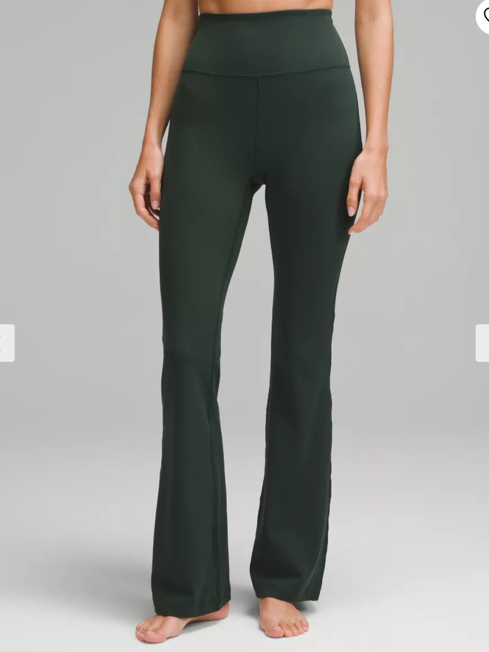 Lululemon High-Rise Flare Leggings - Dark Green 6
